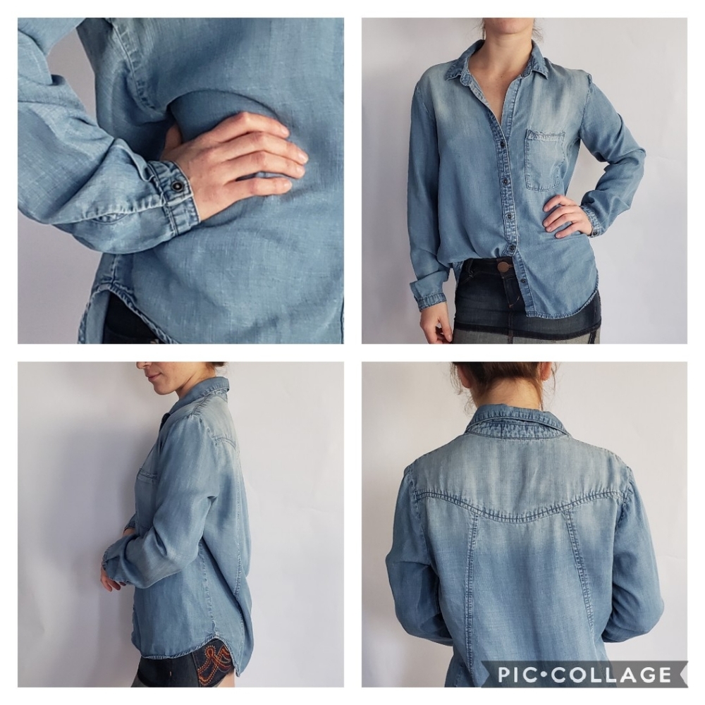 Bella Dahl Denim 100% Cotton Shirt